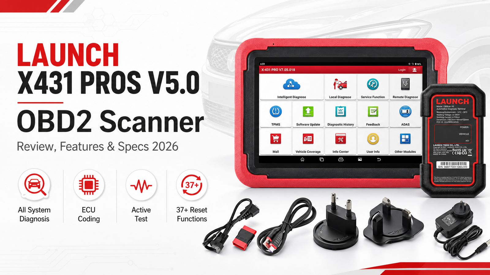 LAUNCH X431 PROS V5.0 professional OBD2 automotive diagnostic scanner