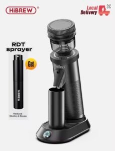 HiBREW G5 48mm Conical Burr Electric Coffee Grinder Compact Portable Coffee Bean Mill Kitchen for Espresso Turkish Coffee
