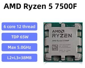 AMD Ryzen 5 7500F R5 7500F CPU Ryzen Processor 6 Core 12 Thread 65W 5nm Socket AM5 Procesador 라이젠 процессор PC Gamer Desktop