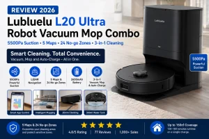 Lubluelu L20 Ultra Robot Vacuum Review: 5500Pa LiDAR Vacuum & Mop