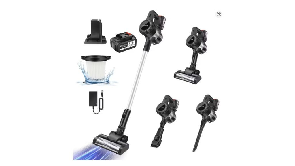 DayPlus 3-in-1 cordless upright stick and handheld vacuum cleaner