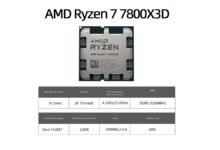 AMD Ryzen 7 7800X3D AM5 8 core 16 thread desktop CPU processor