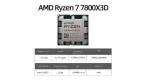 AMD Ryzen 7 7800X3D 8-Core AM5 Desktop Processor