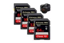 Full size Class 10 SD memory card for compatible digital cameras