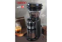 HiBREW G3 electric coffee bean grinder with 31 grind adjustment settings