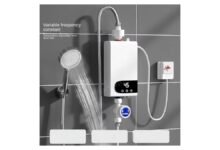5500W 220V instant electric water heater for household hot-water systems