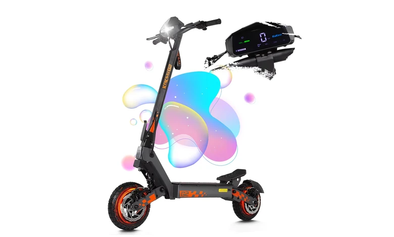 KuKirin Electric Scooter with Digital Display and Disc Brakes