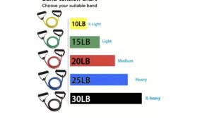 Resistance Bands with Handles for Home Strength Training