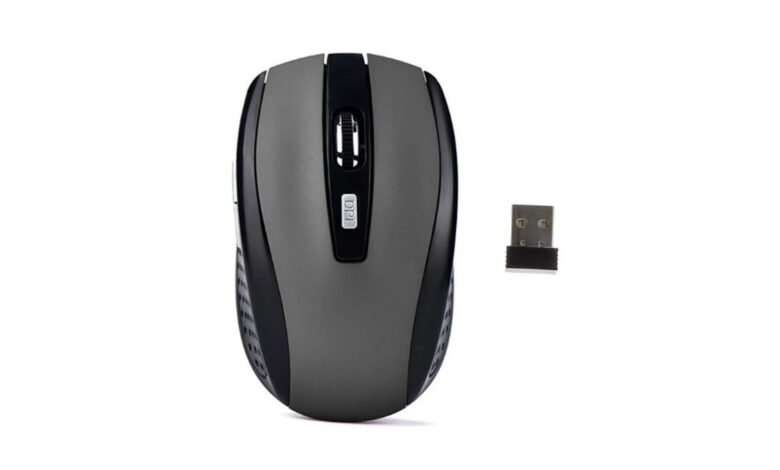 Portable 2.4GHz wireless silent optical mouse for laptops and desktops